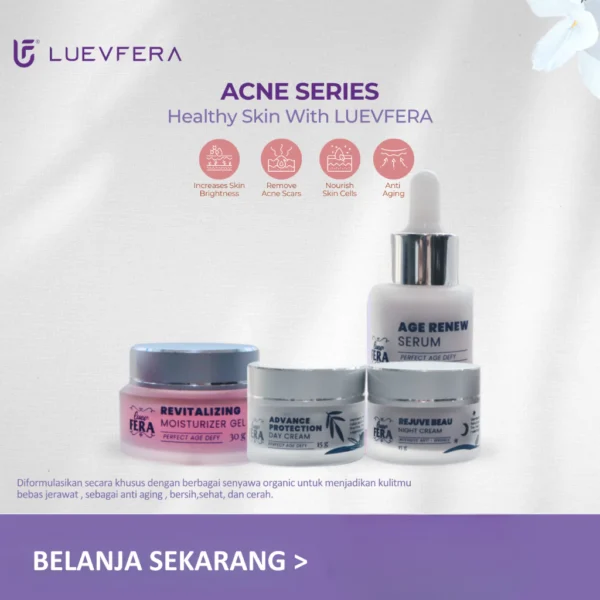 LUEVFERA Paket Perawatan Wajah Acne Treatment